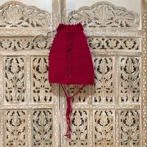 Hand Crocheted PINK Halter top